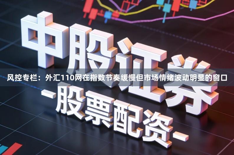 风控专栏：外汇110网在指数节奏缓慢但市场情绪波动明显的窗口